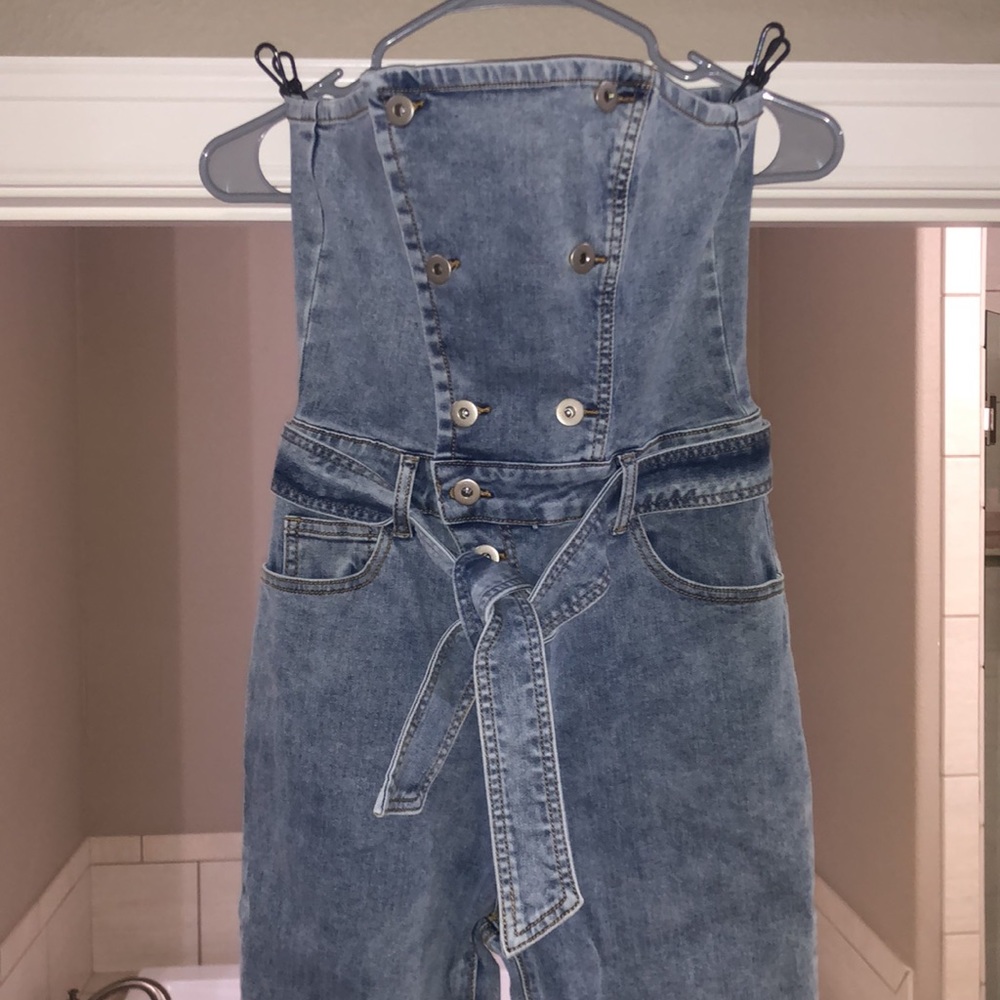 Kittenish Emma denim jumpsuit - Picture 5 of 5